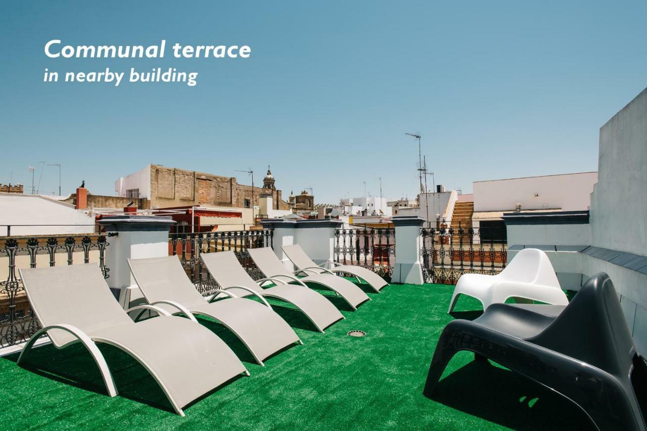 Hostly Acetres 1B-2B Center-Fibre-Conmunal Terrace-Parking Optional Seville Ngoại thất bức ảnh